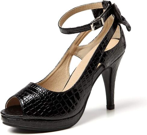 getmorebeauty Women's High Heels Shoes Ankle Straps Dress Heeled Sandals in Kuwait