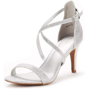 صنادل نسائية من DREAM PAIRS بكعب عالٍ مفتوح من الأمام وكعب عالٍ من Dolce Fashion in Kuwait