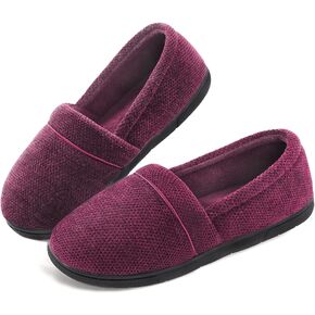ULTRAIDEAS Women's Grace Closed Back Slippers, Memory Foam Loafer House Shoes with Rubber Sole in Kuwait