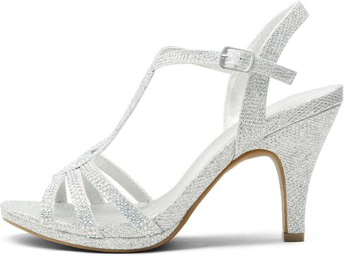 DREAM PAIRS Women's Amore Fashion Stilettos Open Toe Pump Heel Sandals in Saudi Arabia