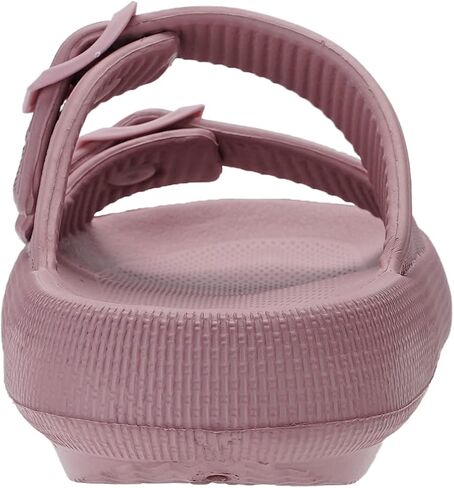 WHITIN Slides for Women Men Double Buckle Adjustable Thick Sole Pillow Slippers Bathroom Sandals in Saudi Arabia