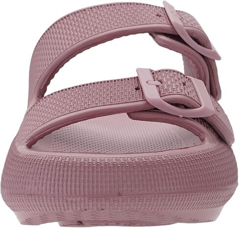 WHITIN Slides for Women Men Double Buckle Adjustable Thick Sole Pillow Slippers Bathroom Sandals in Saudi Arabia