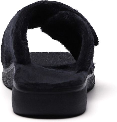 SOLLBEAM Women's Plantar Fasciitis Fuzzy House Orthopedic Adjustable Slippers With Arch Support Orthotic Heel Cup Sandals For Ladies in Saudi Arabia