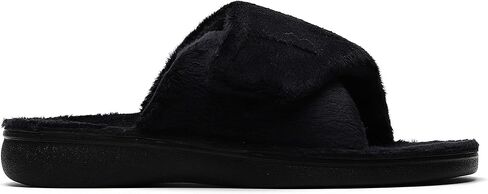 SOLLBEAM Women's Plantar Fasciitis Fuzzy House Orthopedic Adjustable Slippers With Arch Support Orthotic Heel Cup Sandals For Ladies in Saudi Arabia