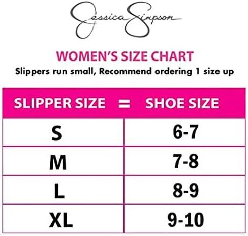 Jessica Simpson womens Comfy Faux Fur House Slipper Scuff Memory Foam Slip on Anti-skid SoleSlipper in Saudi Arabia