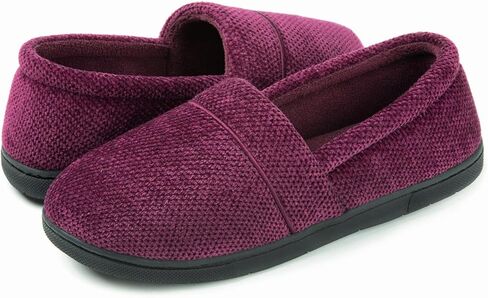 ULTRAIDEAS Women's Grace Closed Back Slippers, Memory Foam Loafer House Shoes with Rubber Sole in Kuwait