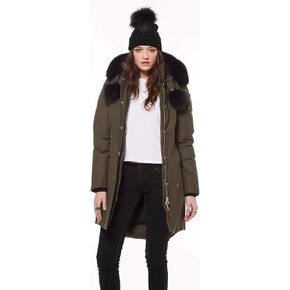 Moose Knuckles Women's Stirling Parka with Fur Pom
