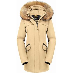 Orolay Women's Down Jacket with Removable Hood Winter Down Coat