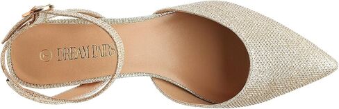 DREAM PAIRS Low Heels for Women Wedding Dress Closed Toe Pump Shoes in Kuwait