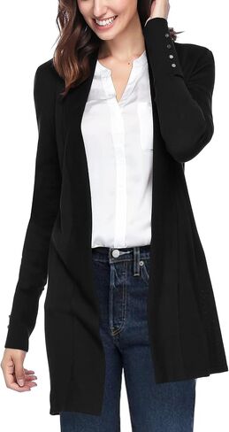 Spicy Sandia Women's Cardigans Long Sleeve Lightweight Sweater (Available in Plus Size) in Saudi Arabia