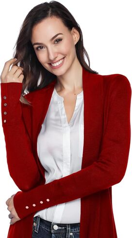 Spicy Sandia Women's Cardigans Long Sleeve Lightweight Sweater (Available in Plus Size) in Saudi Arabia