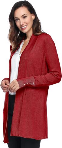 Spicy Sandia Women's Cardigans Long Sleeve Lightweight Sweater (Available in Plus Size) in Saudi Arabia