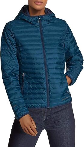 Eddie Bauer Women's Microlight Down Hooded Jacket in Saudi Arabia