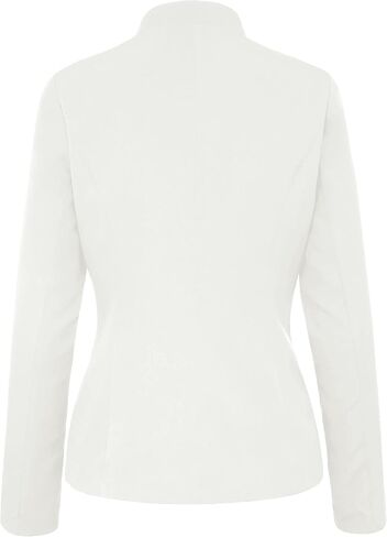 luvamia Women's Open Front Long Sleeves Work Blazer Casual Buttons Jacket Suit in Saudi Arabia