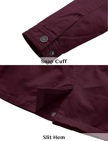 WenVen Women's Casual Military Jacket Cotton Stand Collar Utility Anorak Coat in Saudi Arabia
