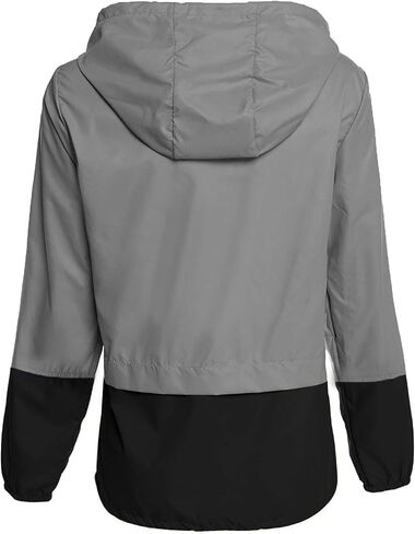 Avoogue Raincoat Women Lightweight Waterproof Rain Jackets Packable Outdoor Hooded Windbreaker in Saudi Arabia