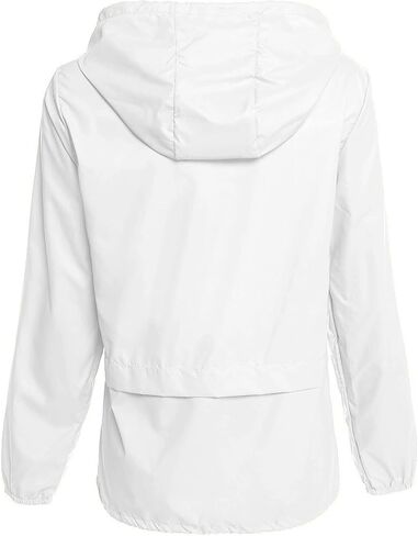 Avoogue Raincoat Women Lightweight Waterproof Rain Jackets Packable Outdoor Hooded Windbreaker in Saudi Arabia