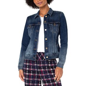 Liverpool Women's Classic Button Front Stretch Denim Jacket