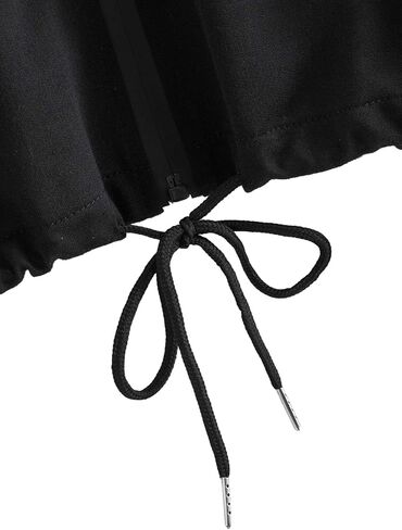 سترة سويت شيرت نسائية كاجوال بسحاب كامل وغطاء للرأس من SweatyRocks in Kuwait