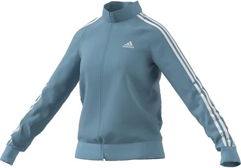 قميص رياضي نسائي من adidas Essentials Warm-up Slim 3-Stripes in Saudi Arabia