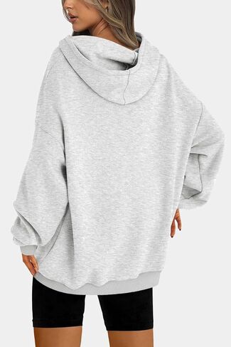 EFAN Women's Oversized Hoodies Fleece Hooded Sweatshirts Casual Long Sleeve Pullover Loose Lightweight Fall Clothes in Saudi Arabia