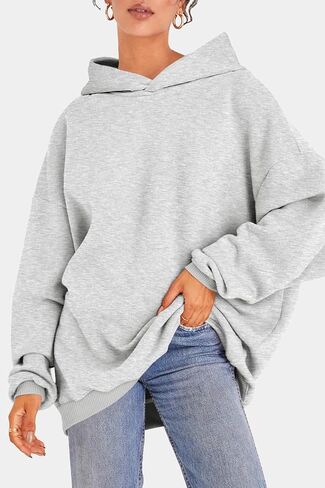EFAN Women's Oversized Hoodies Fleece Hooded Sweatshirts Casual Long Sleeve Pullover Loose Lightweight Fall Clothes in Saudi Arabia