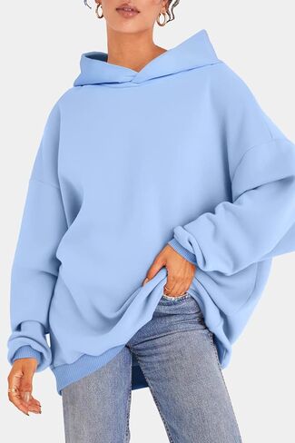 EFAN Women's Oversized Hoodies Fleece Hooded Sweatshirts Casual Long Sleeve Pullover Loose Lightweight Fall Clothes in Saudi Arabia