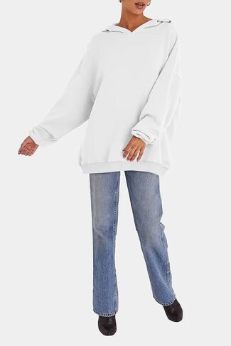EFAN Women's Oversized Hoodies Fleece Hooded Sweatshirts Casual Long Sleeve Pullover Loose Lightweight Fall Clothes in Saudi Arabia