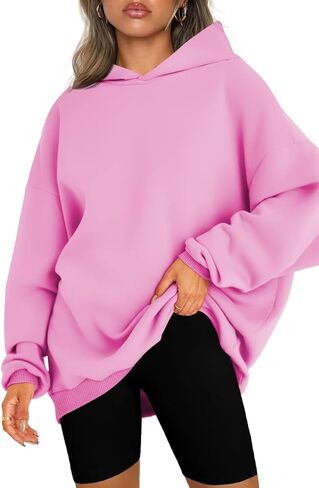 EFAN Women's Oversized Hoodies Fleece Hooded Sweatshirts Casual Long Sleeve Pullover Loose Lightweight Fall Clothes in Saudi Arabia
