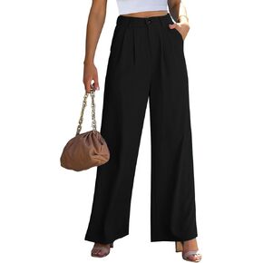 GRAPENT Wide Leg Pants for Women Work Business Casual High Waisted Dressy Pants Flowy Trousers Office in Saudi Arabia