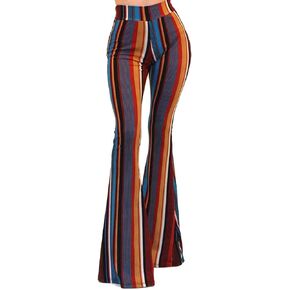 Vivicastle Women's USA Boho Comfy Stretchy Bell Bottom Flare Pants in Saudi Arabia