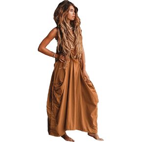 Thaluta Women's Maxi Boho Skirt with Pockets Bohemian Organic Cotton Hippie Gypsy in Saudi Arabia