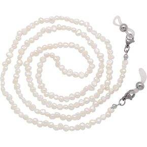 KAI Top Mask Lanyard Chain Face Mask Holder Chain Freshwater Pearl Eyeglasses Chain Sunglasses Chain for Women Girls Men