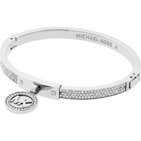 سوار مايكل كورس نسائي من الفولاذ المقاوم للصدأ مع لمسات كريستالية in Kuwait