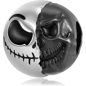 AIEGNOS Skull Charms for Women Bracelet 925 Sterling Silver Anime Charms for European Snake Charm Bracelet Necklace for Daughter Sister Christmas Birthday Gifts in Saudi Arabia