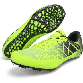 Ifrich Mens Womens Boys Girls Spikes Athletics Racing Running Shoes Track and Field Sneaker … in Saudi Arabia