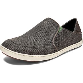 OLUKAI Nohea Mesh Men's Slip On Sneakers, Lightweight & Breathable All-Weather Shoes, Drop-in Heel & Comfort Fit