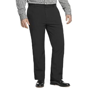 Van Heusen Men's Big & Tall Big and Tall Stain Shield Stretch Straight Fit Flat Front Dress Pant in Kuwait