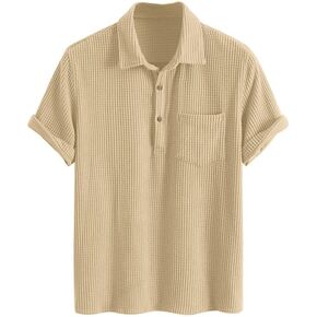 ZAFUL Men's Casual Button-Down Shirts Short Sleeve Striped Dress Shirts Button Down Tops in Saudi Arabia