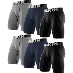 DRSKIN للرجال 6، 4، 3 أو 1 حزمة من السراويل القصيرة الضاغطة السراويل الضيقة Baselayer الرياضة الجري النشط تجريب رياضي in Kuwait