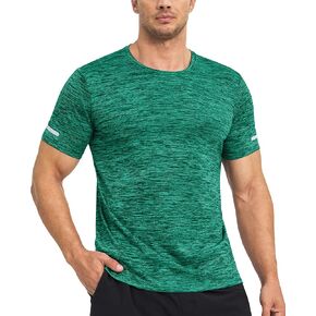 MAGCOMSEN Men's Workout T-Shirts Quick Dry Athletic Moisture Wicking Performance Shirt for Running Gym in Saudi Arabia