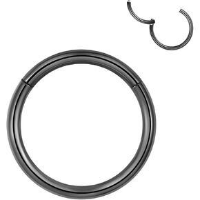 LOVEBODYJEWELRY Hypoallergenic Hinged Hoop Nose Rings 20G 18G 16G 14G 12G 10G 8G Diameter 5mm to 16mm 316L Surgical Steel Septum Ring Body Piercing Jewelry Helix Cartilage Earrings in Kuwait
