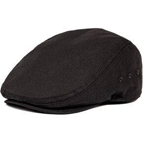 JANGOUL Men Ivy Cap Cotton Twill Newsboy Flat Cap