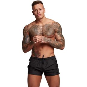 Mens Swim Trunks Quick Dry Swimwear Zipper Pockets, Swim Shorts with Mesh Lining in Kuwait