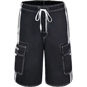Nonwe Men's Beachwear Board Shorts Quick Dry with Mesh Lining Swim Trunks in Saudi Arabia