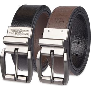 Levi's Men's Casual Two-in-One Reversible Everyday Jeans Belt in Kuwait