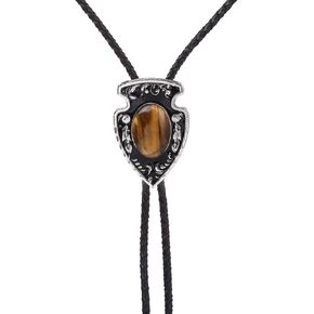 HUABOLA CALYN Black Bolo Tie for Men, Native American Western Cowboy Bolo Tie in Saudi Arabia