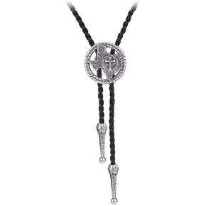 BRBAM Western Cowboy Texas Style Vintage Bolo Tie Fashion Texas Map وLone Star Leather Bolo Tie Necktie Necklace in Kuwait