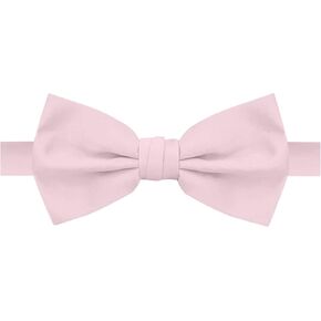 Jacob Alexander Men's Pretied Banded Adjustable Solid Color Bowtie in Kuwait