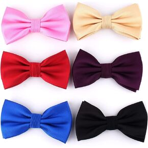 Bow ties for men bow tie set men 6 packs Pre-tied Bow ties Gift Idea For Men And Boys